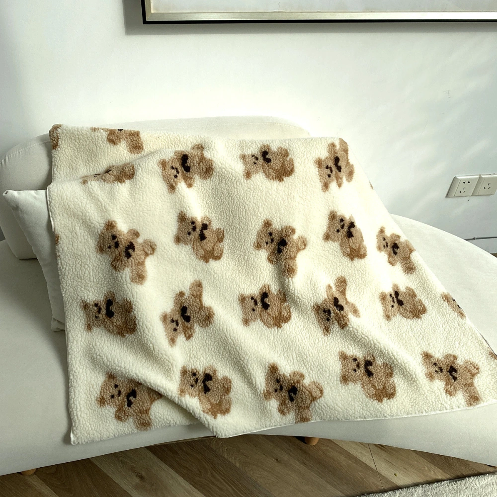 Thickened Warm Cute Ins Wind Bear Blanket