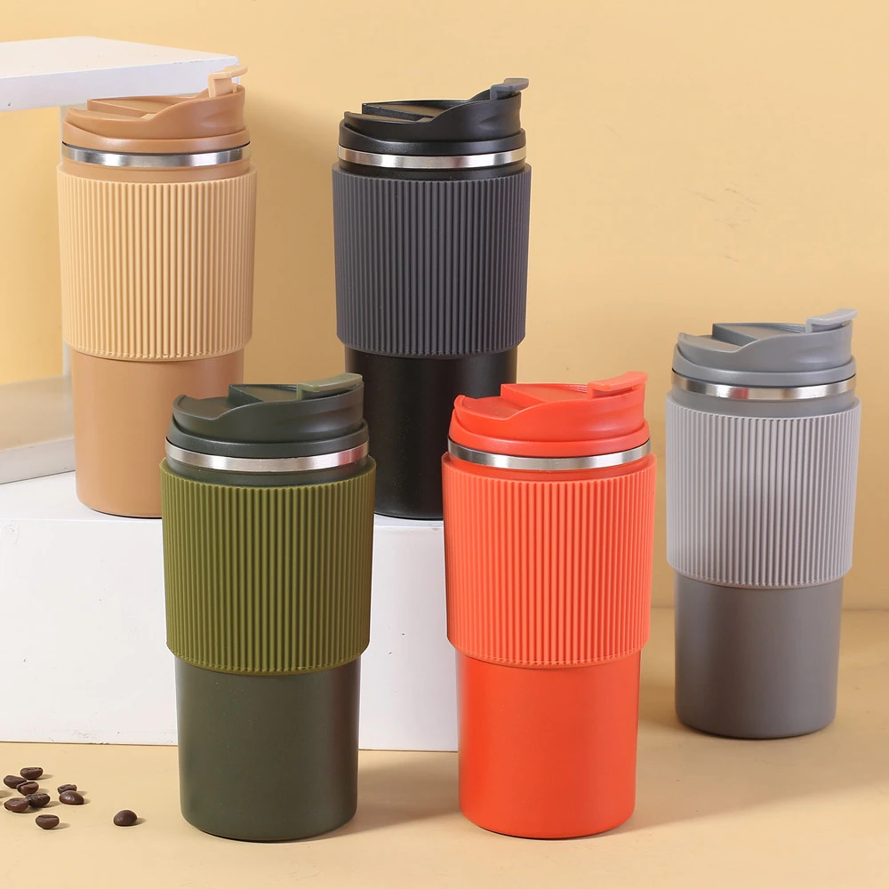 New Stainless Steel Silicone Coffee Cup