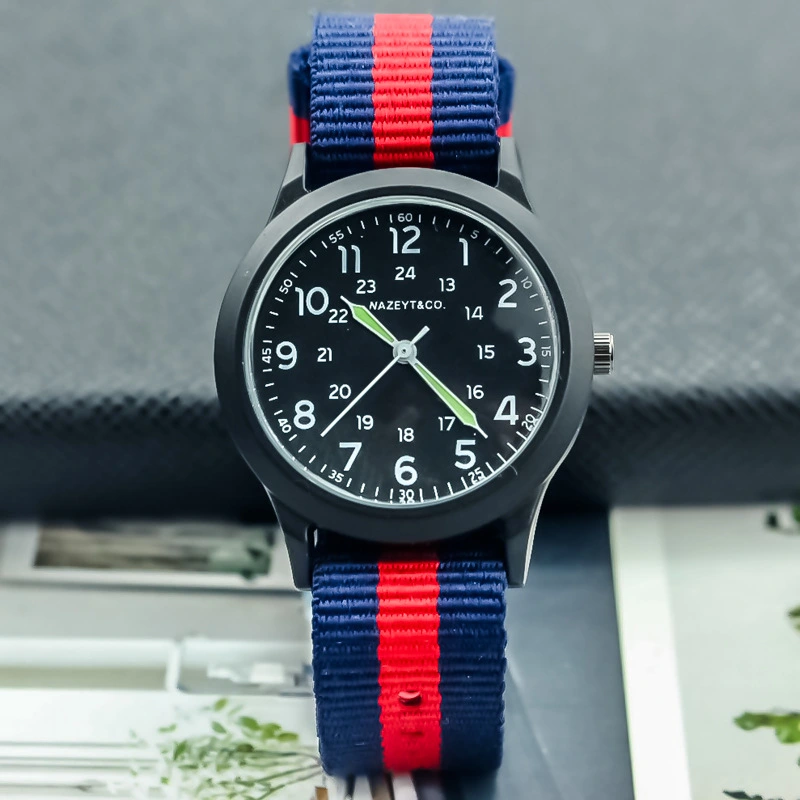 Men's Fashion Nylon Outdoor Luminous Watch