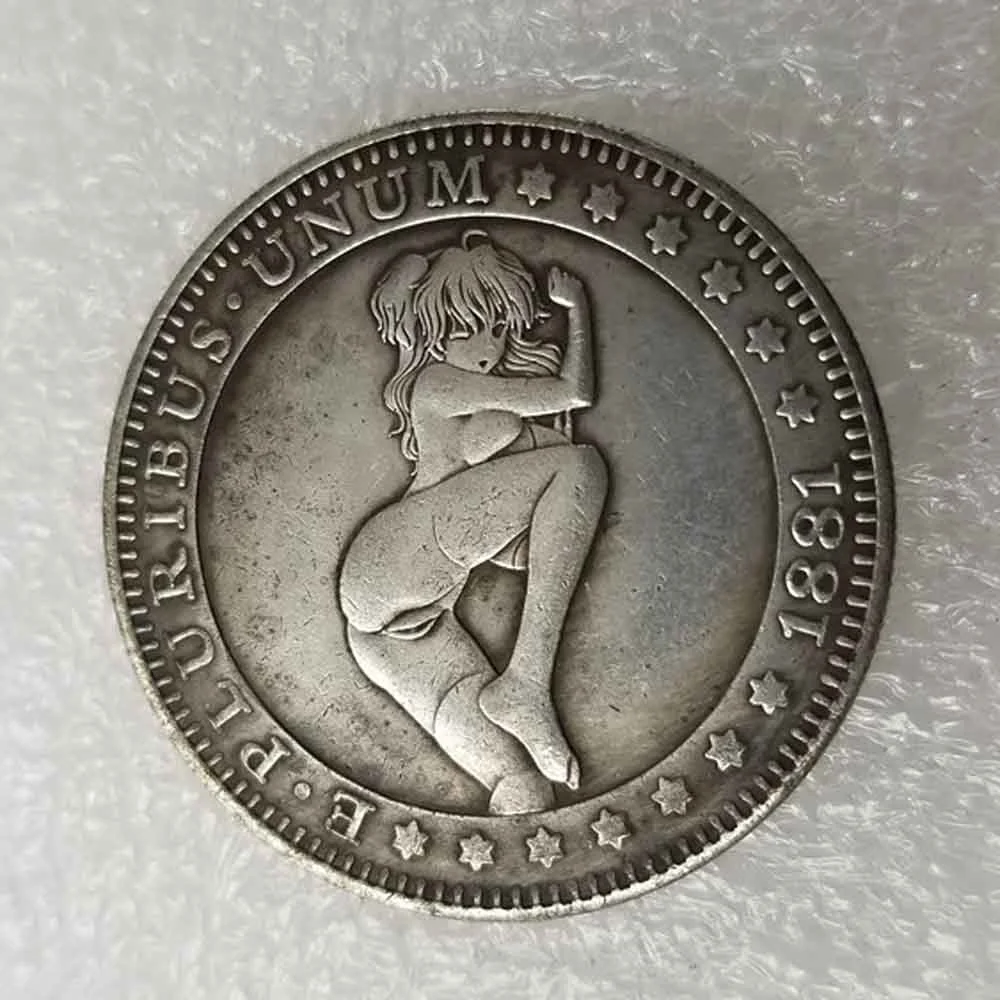 Fashion Personality Silver Dollar Wanderer Coin