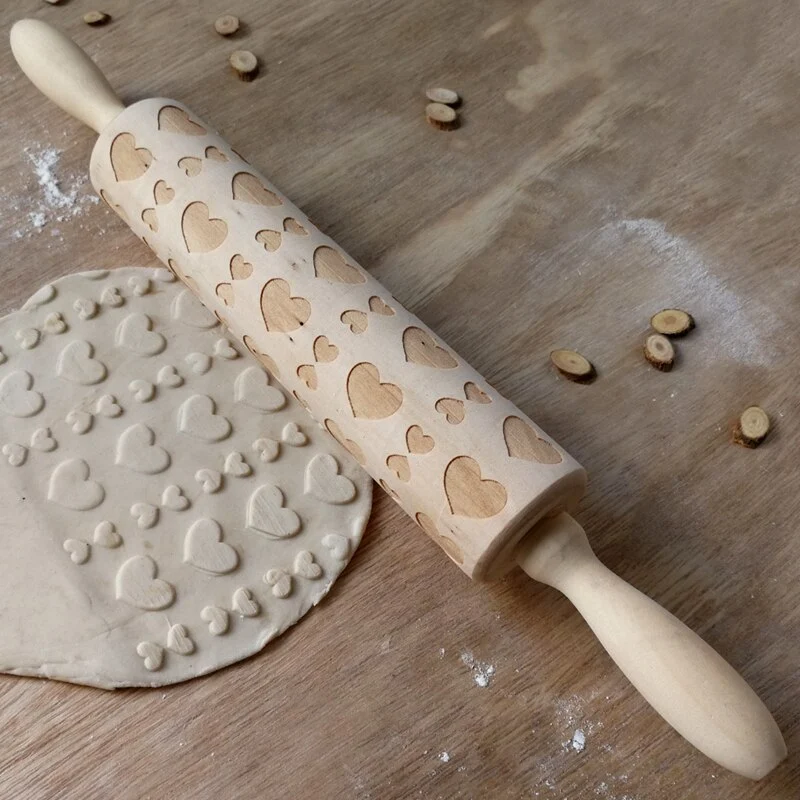 Wooden Cookie Dough Stick Crafts For Christmas