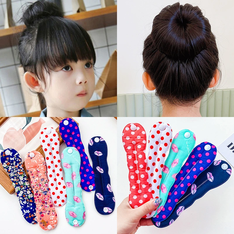 Bun Hair Band Lazy Fluffy Clip Tie-up Hair Hair Ornaments Children Bud-like Hair Style Tool