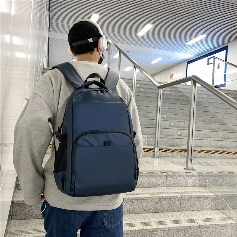 Men's High School Large Capacity Simple Computer Sports Travel Backpack