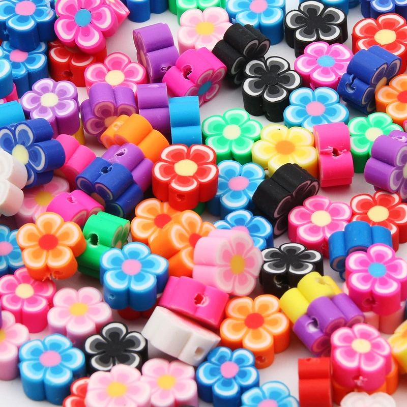 Multicolor Diy Handmade Bracelet Decorative Flowers Beads