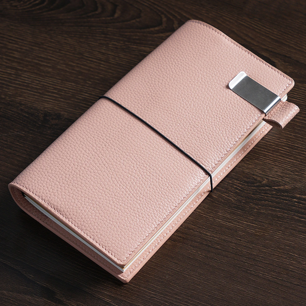 Leather Travel Notebook Card Holder Multi-function Notepad With Freebies