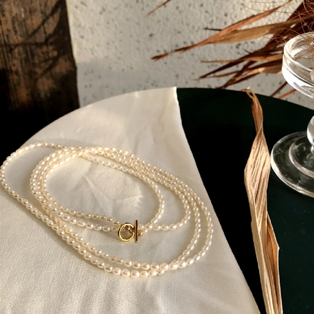 French Elegant Luxury Natural Pearl Necklace