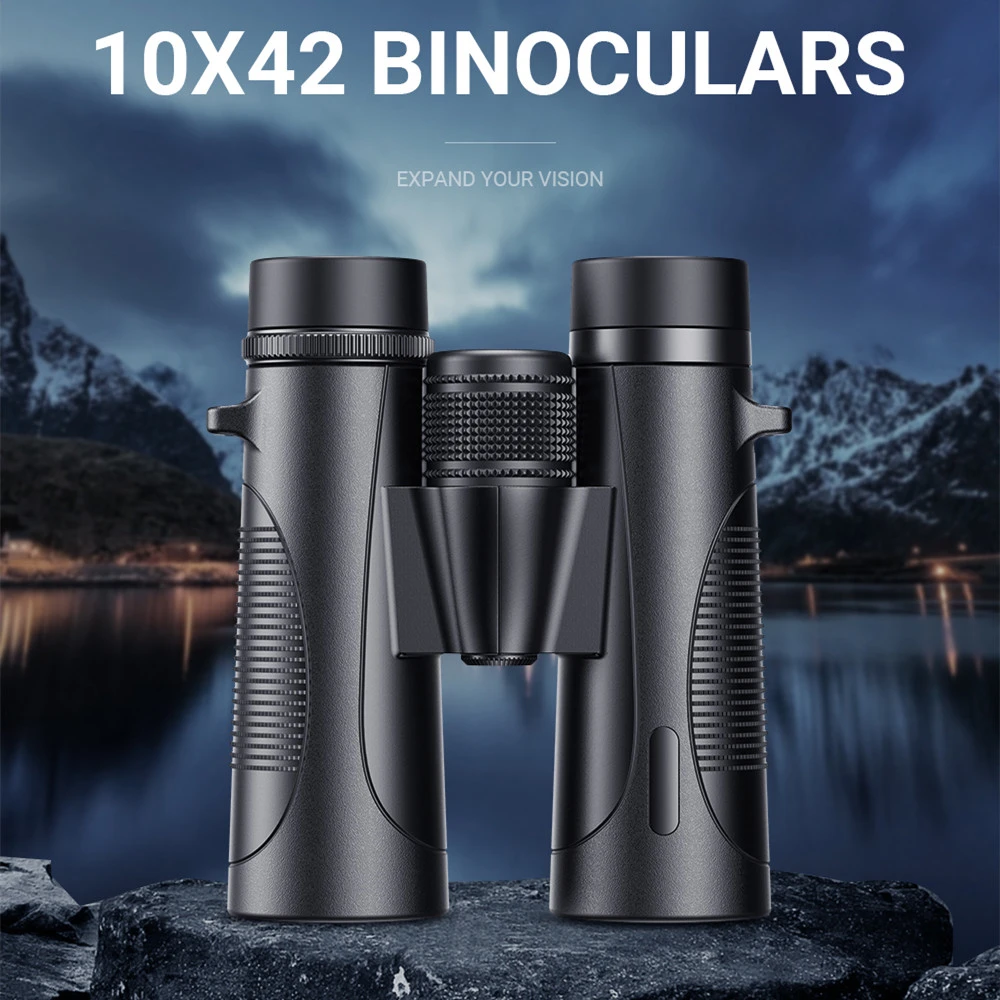 10x42 Waterproof Binoculars HD High Power Low Light