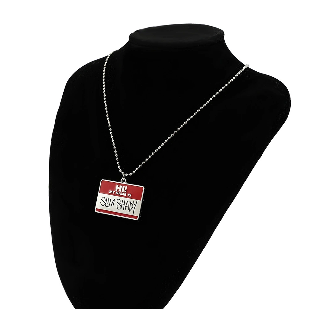 Europe And The United States Hip-hop Rap Simple Letters Hundred Alloy Accessories Gangster Eminem Necklace