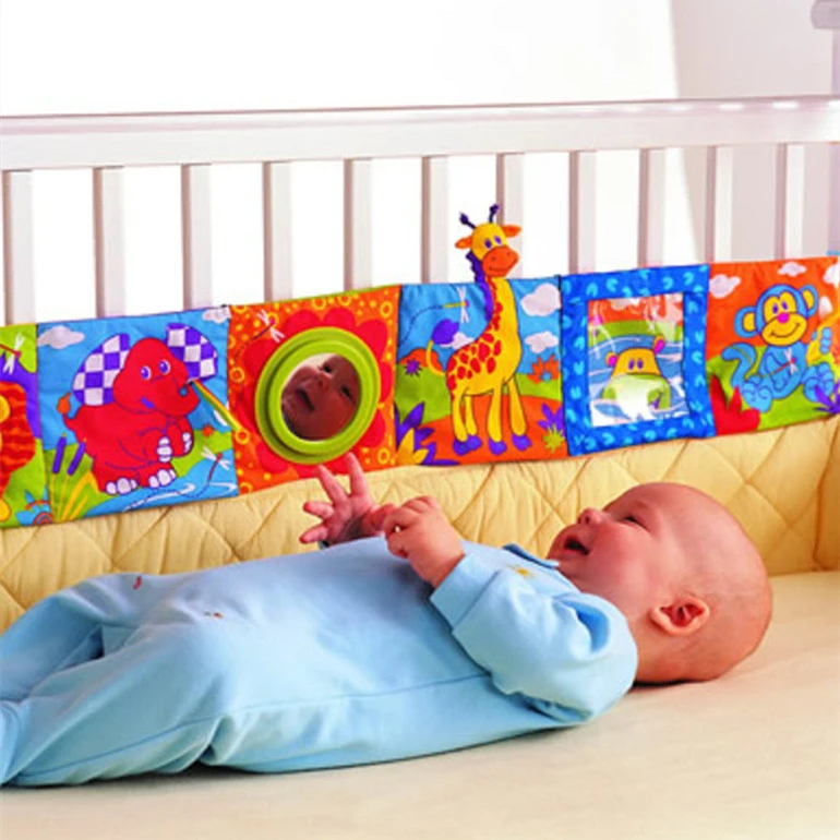 Simple And Stylish Double-sided Early Childhood Crib Surround Cloth Book