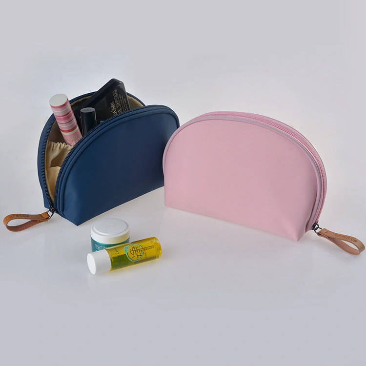 New Korean Style Women's Travel Cosmetics Essential Oil Nano Semicircle Hand Shell Bag