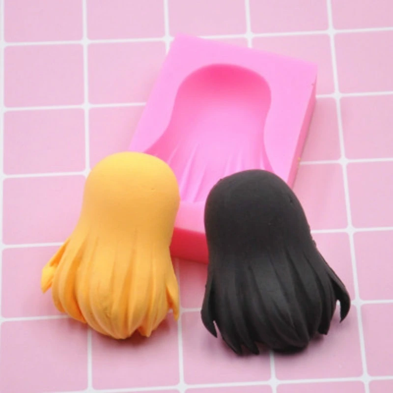 Diy Wig Cake Decoration Mold