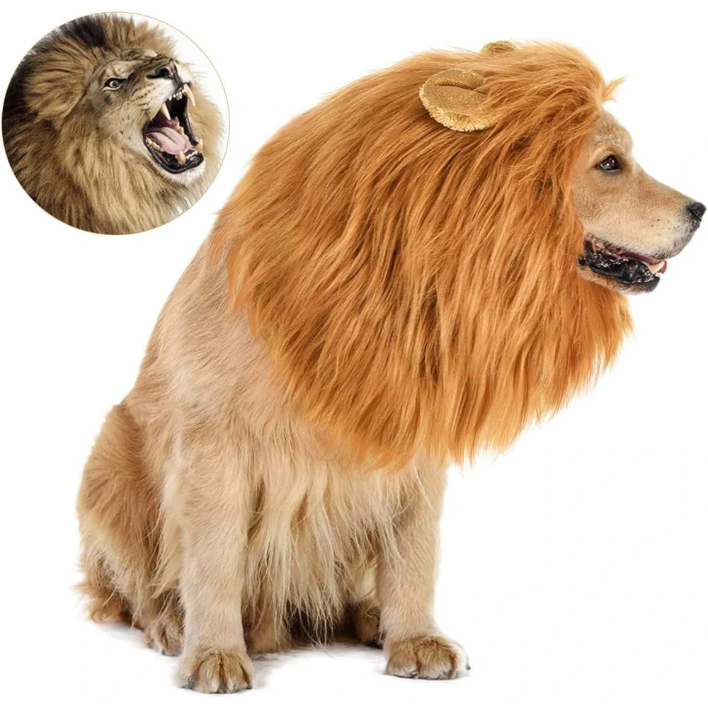 New Dog Wig Lion Mane Clothing