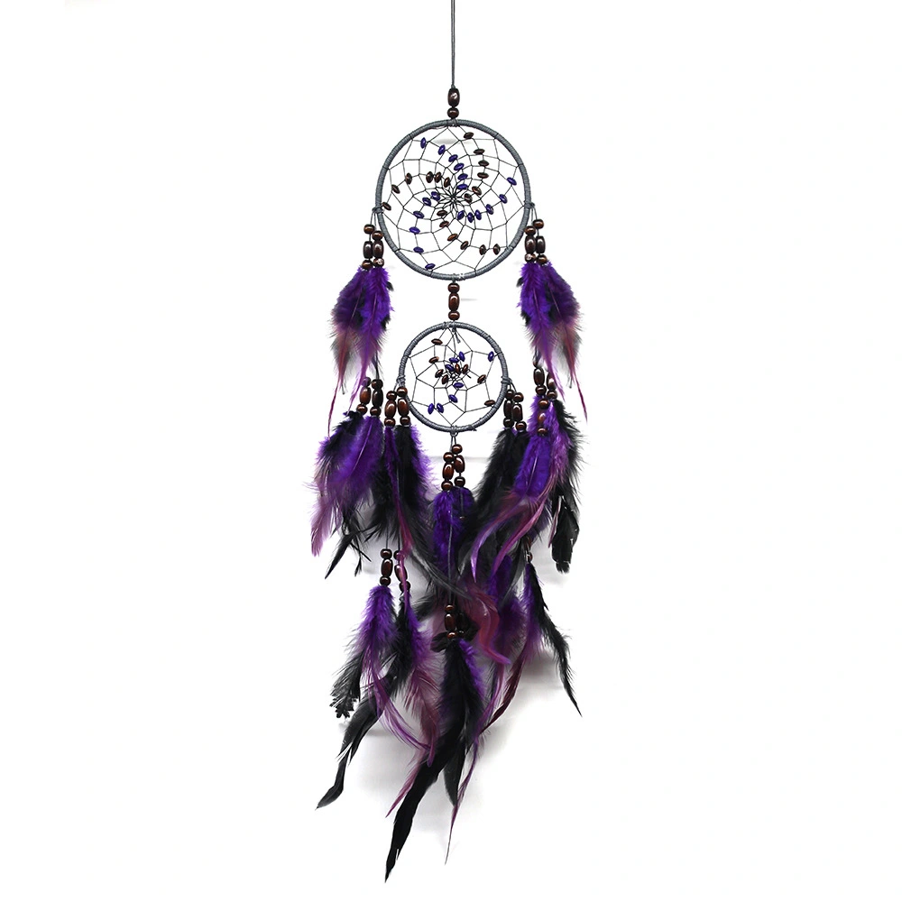 New Natural Feather Dreamcatcher Car Decoration Pendant