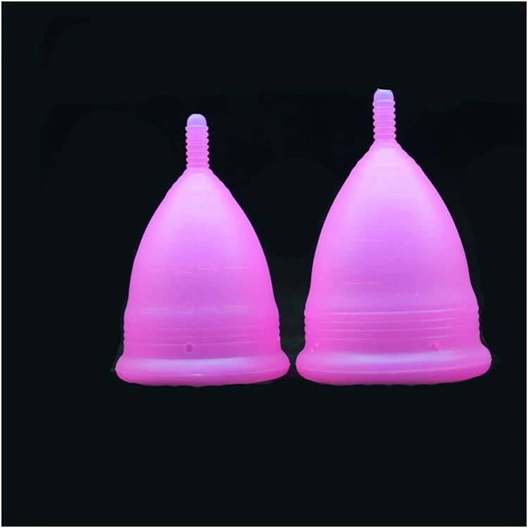 Female silicone soft gel aunt menstrual cup