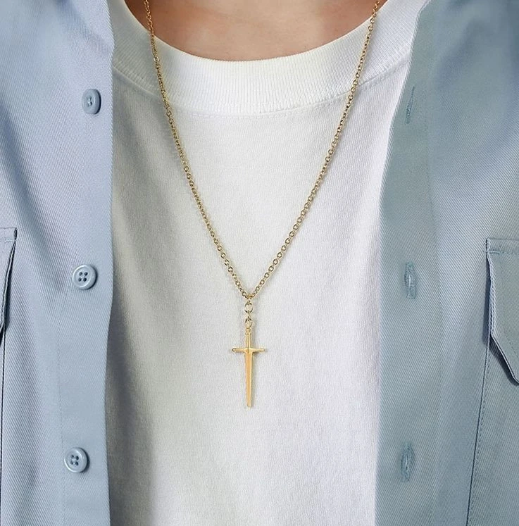 Fashion Design Necklace All-match Pendant Men