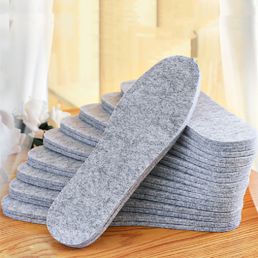 Fashion Personality Winter Wool Felt Warm Insole