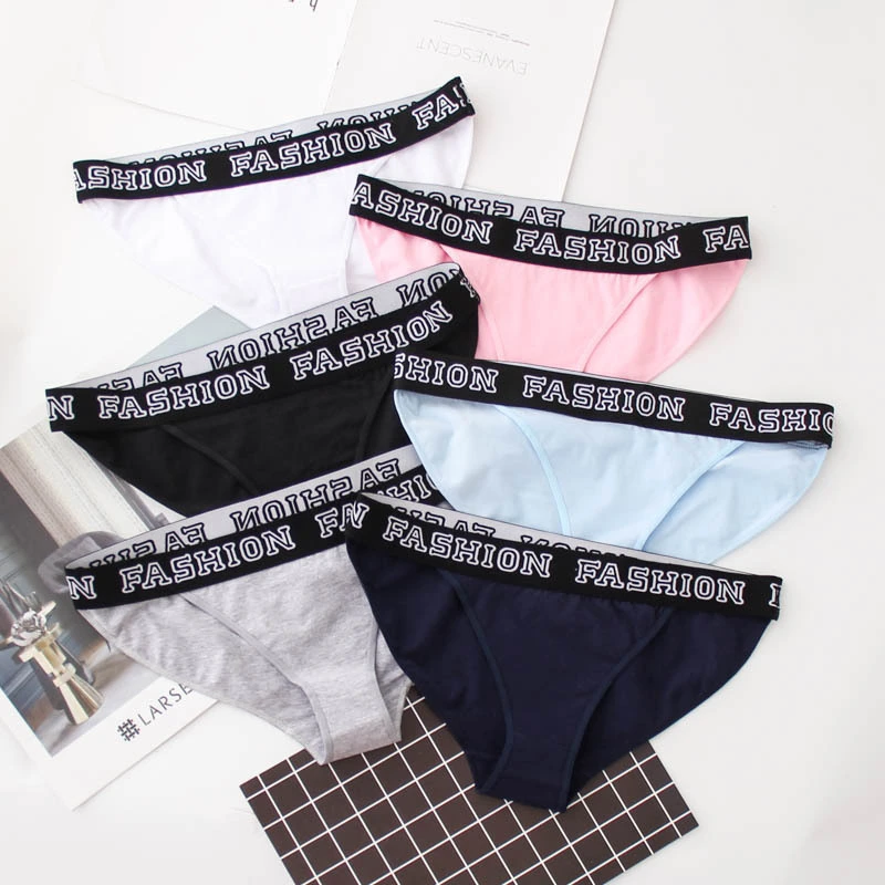 Women's Cotton Underwear Sports Wide-brimmed Briefs