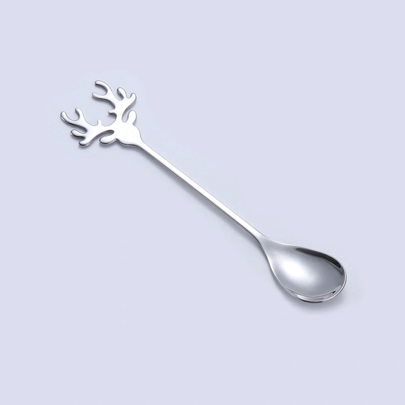 Stainless Steel Elk Coffee Spoon Gift Cutlery Set