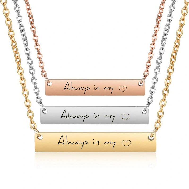 Custom Name Stainless Steel Female Pendant