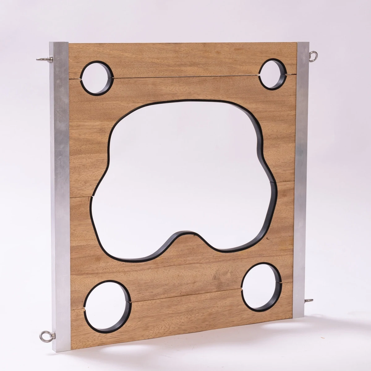 Fixed Restraint Handcuffs And Wooden Shackles