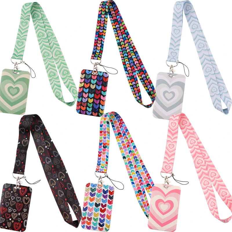 Heart Shaped Love Mobile Phone Lanyard Sleeve