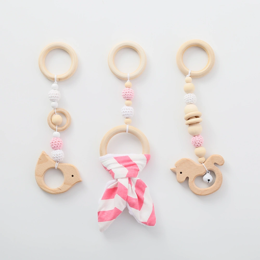 Three Piece Wooden Children's Fitness Pendant