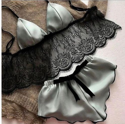 Women's Three-point Seduction Lace Briefs Suit