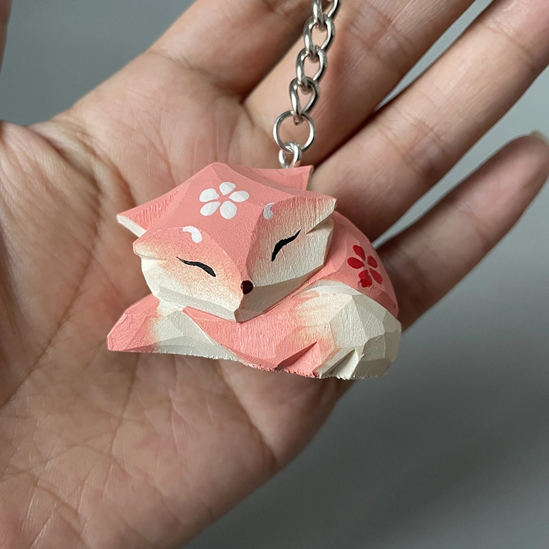 Bag Pendant Presents Peach Blossom To