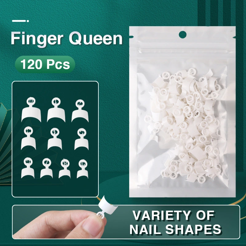 Nail Art Crescent Natural Half Sticker