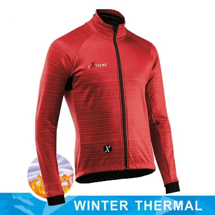 Men's Winter Warm Wool Cycling Jersey