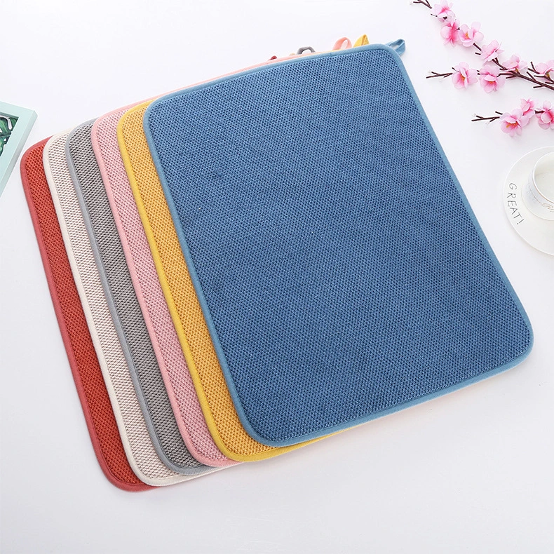 Ultrafine Fiber Absorbent Quick Drying Table Mat