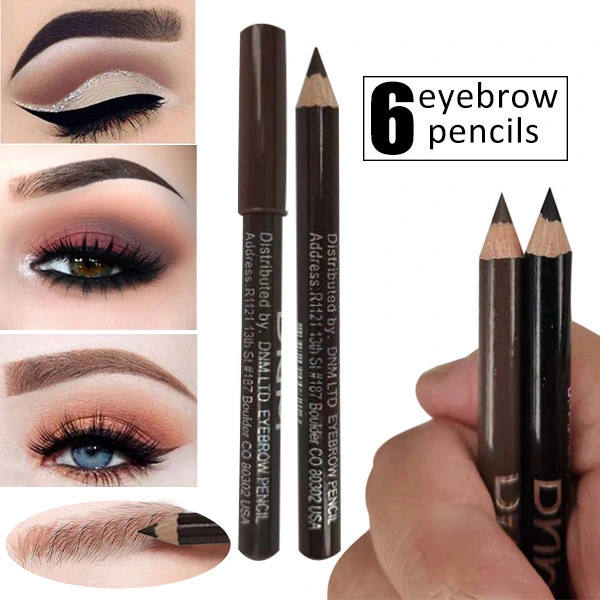 Women's Wooden Black Brown Color Eyebrow Pencil