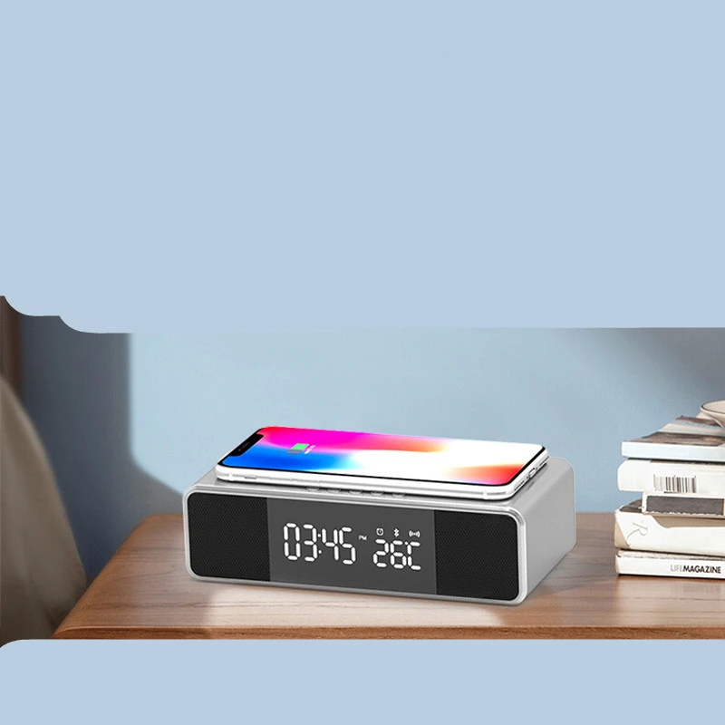 Wireless Charging Multi-function Alarm Clock Audio