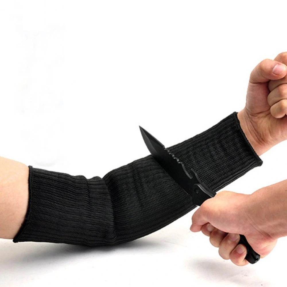 Black Cut-resistant Armband Glass Factory Special Anti-cutting  Arm Protection