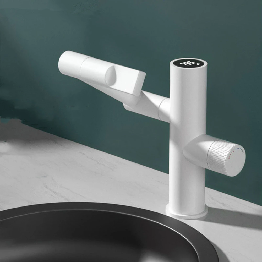 Gun Ash Wash Basin Faucet Universal Multifunctional