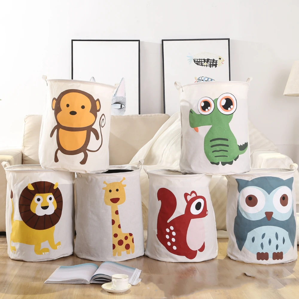 Fashion Cartoon Toy Storage Basket