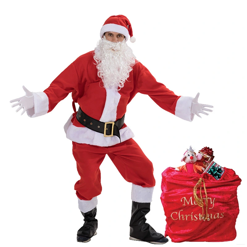 Santa's Gift Bag Is Big Red