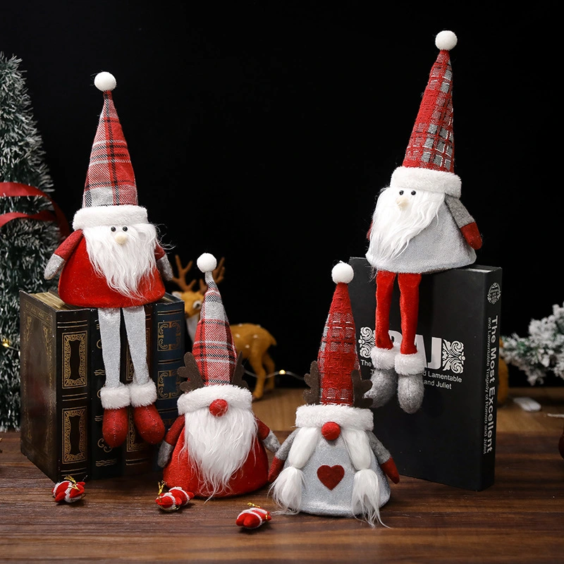 Christmas Decoration With Light-emitting Figurine Doll Ornaments