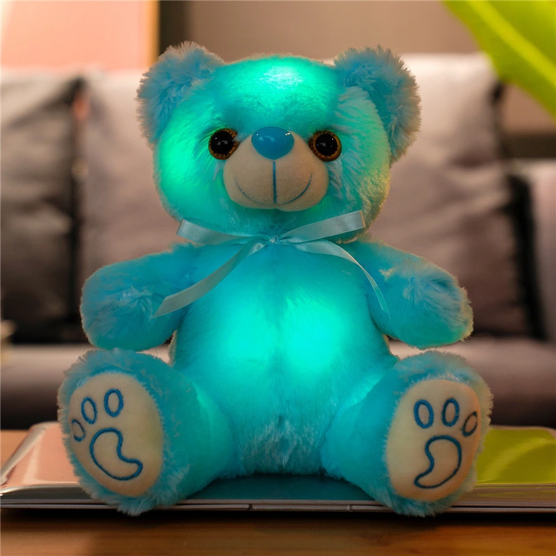 Luminous Sitting Ribbon Sleeping Doll Pillow Plush Toy