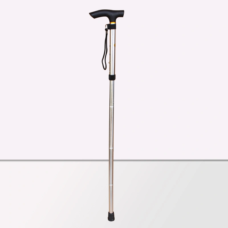 Alpenstock Aluminum Alloy Five-section Folding Cane Elderly Walking Aid