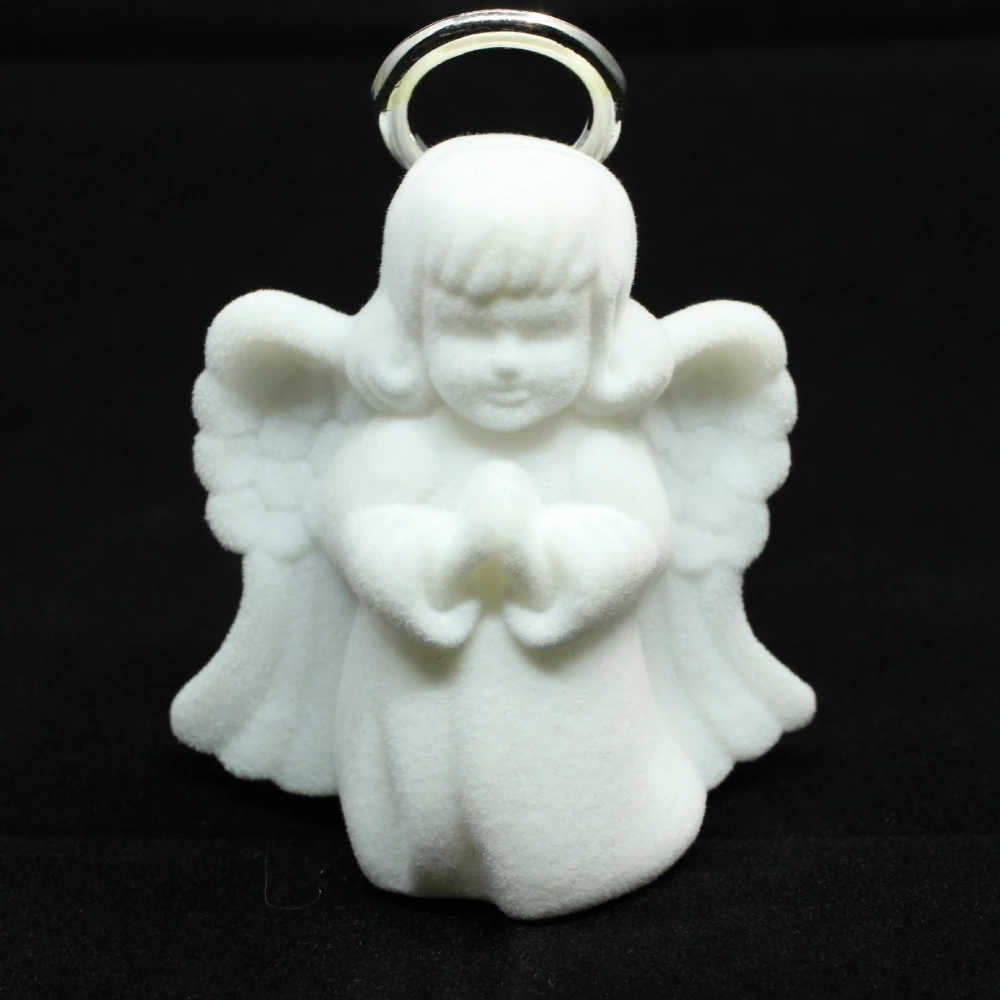 Jewelry Christmas Angel Necklace Box Flocking