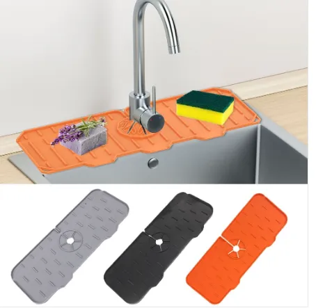 Faucet Water Filter Water Draining Pad Drop-resistant Kitchen Bathroom Sink Sink Waterproof