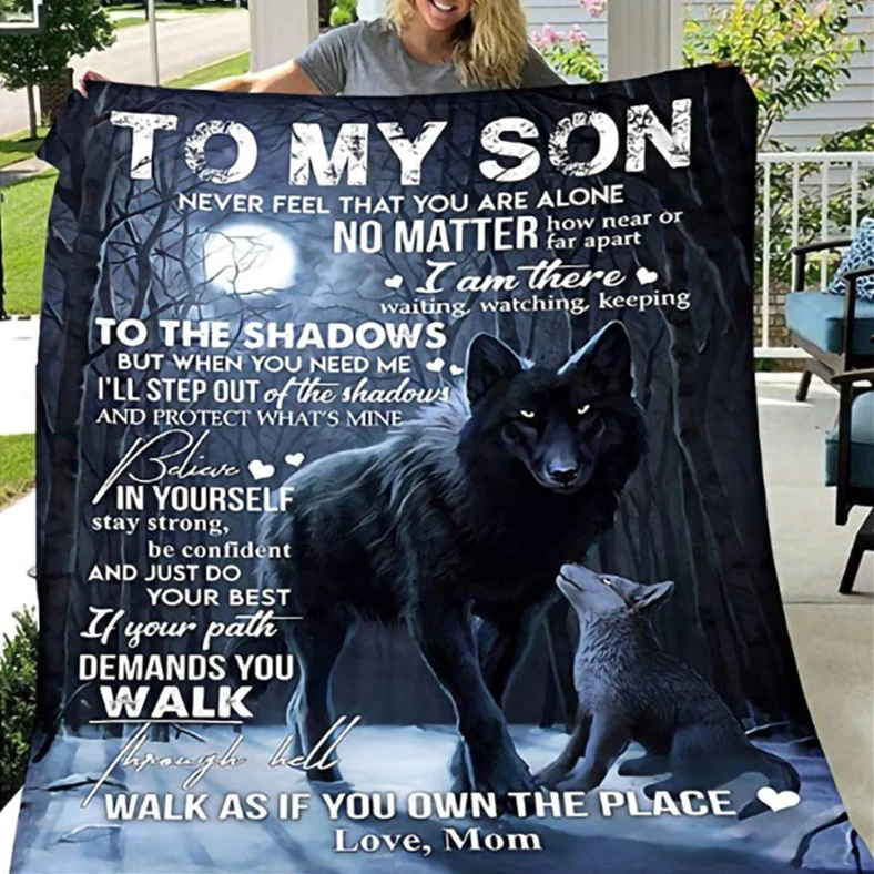 My Son Will Never Feel That You Are Lonely No Matter How Far Away I Am From The Blanket There