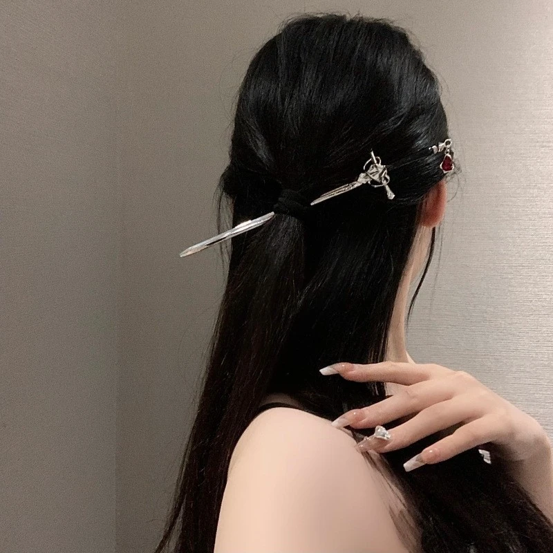 Antique Sword Hairpin Headdress For Han Chinese Clothing Updo Pin