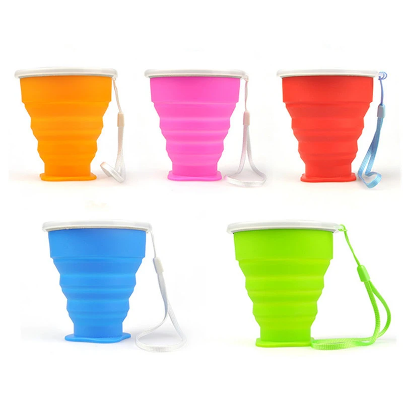 Home Fashion Personality Folding Silica Gel Cup