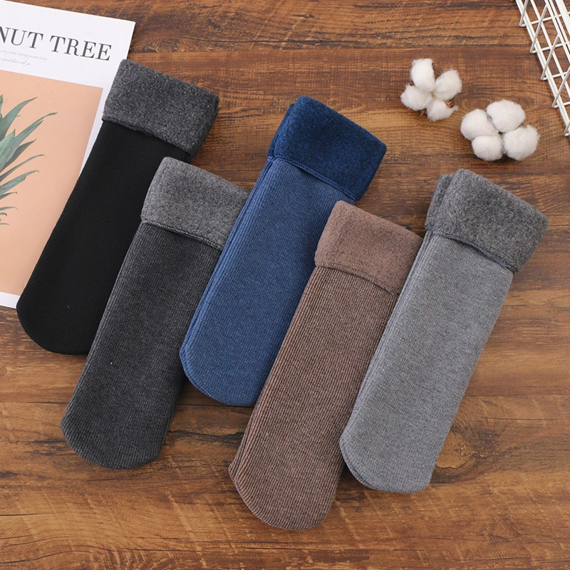 Men's Winter Thickened Purified Cotton Mid-calf Length Socks