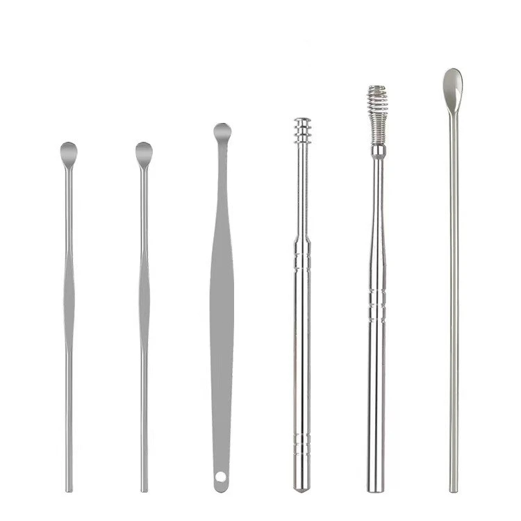 Earpick Set Fantastic Ear Picker Spiral Professional Buckle Earwax Household