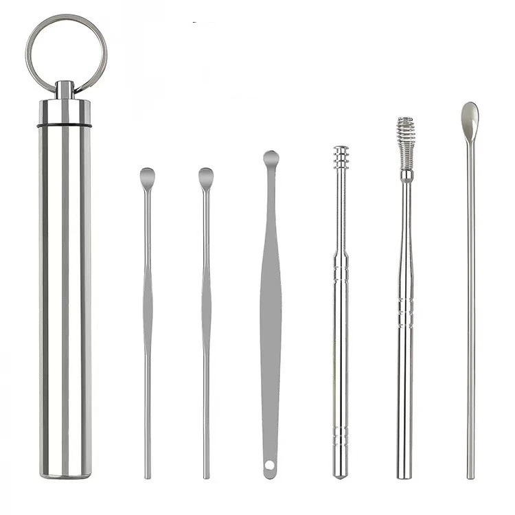 Earpick Set Fantastic Ear Picker Spiral Professional Buckle Earwax Household