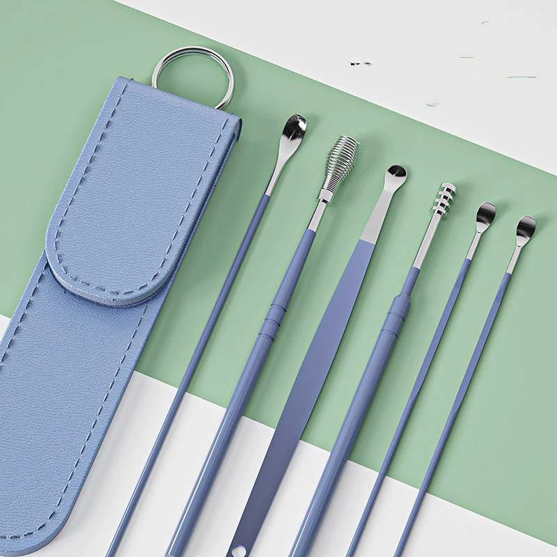 Earpick Set Fantastic Ear Picker Spiral Professional Buckle Earwax Household