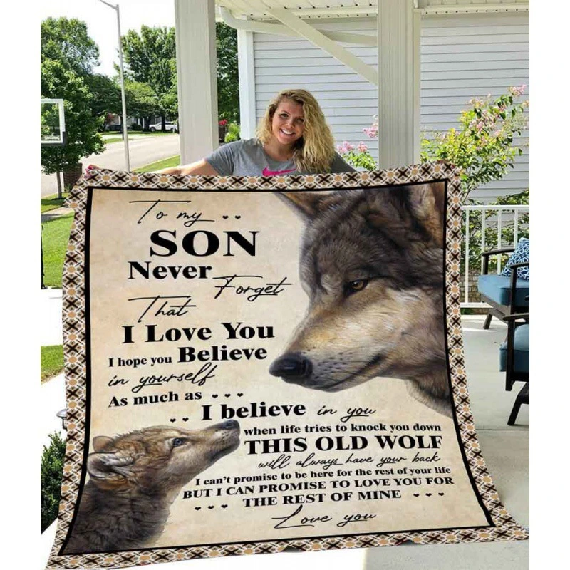 German Gift For Son Flannel Sofa Cover Air Conditioning Blanket New Direct Wholesale